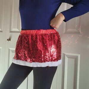 Holiday sequin skirt